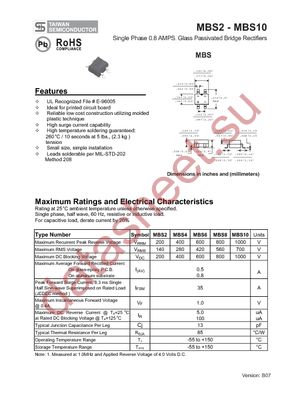 MBS10 datasheet  